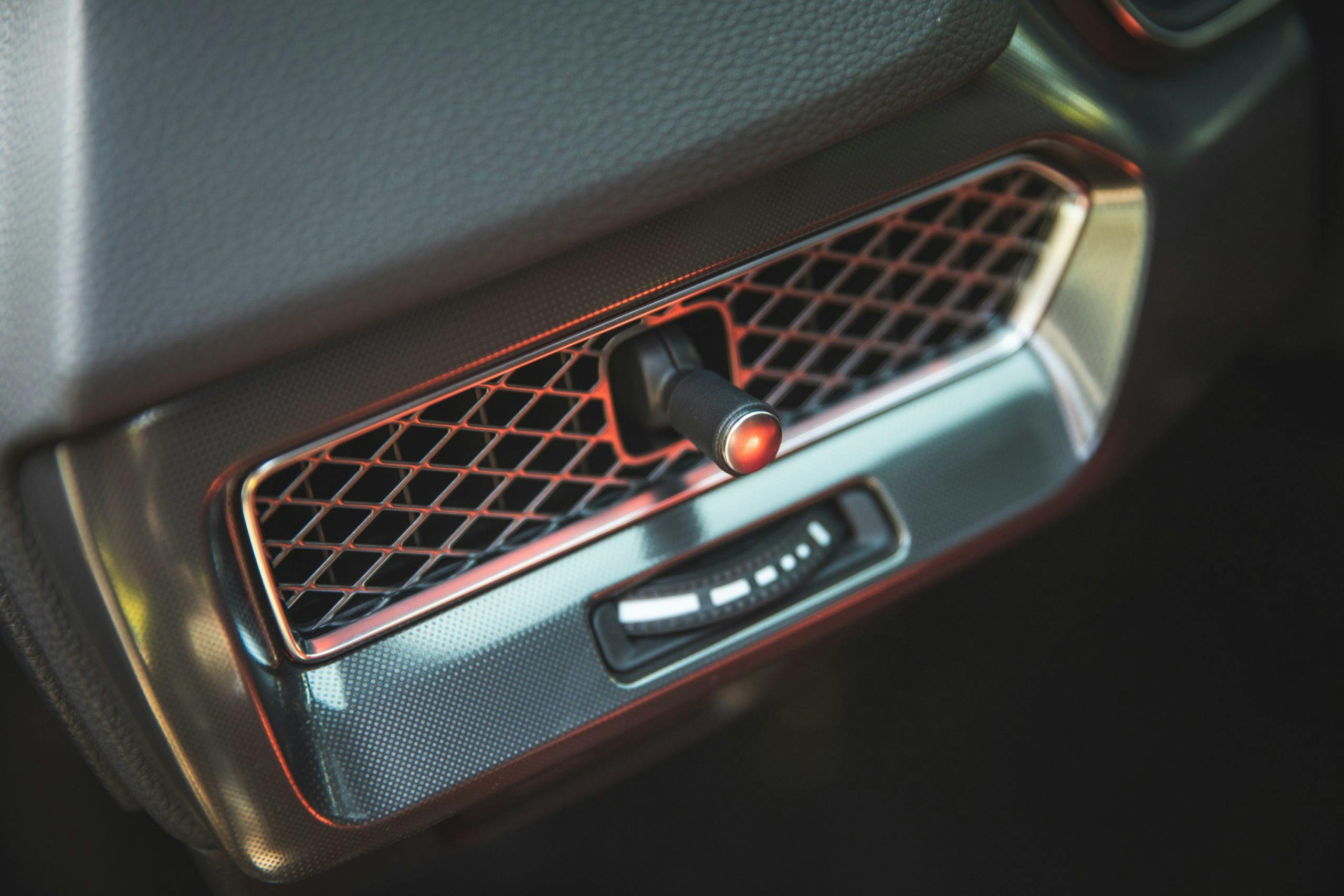2023 Acura Integra A-Spec dash trim knob detail