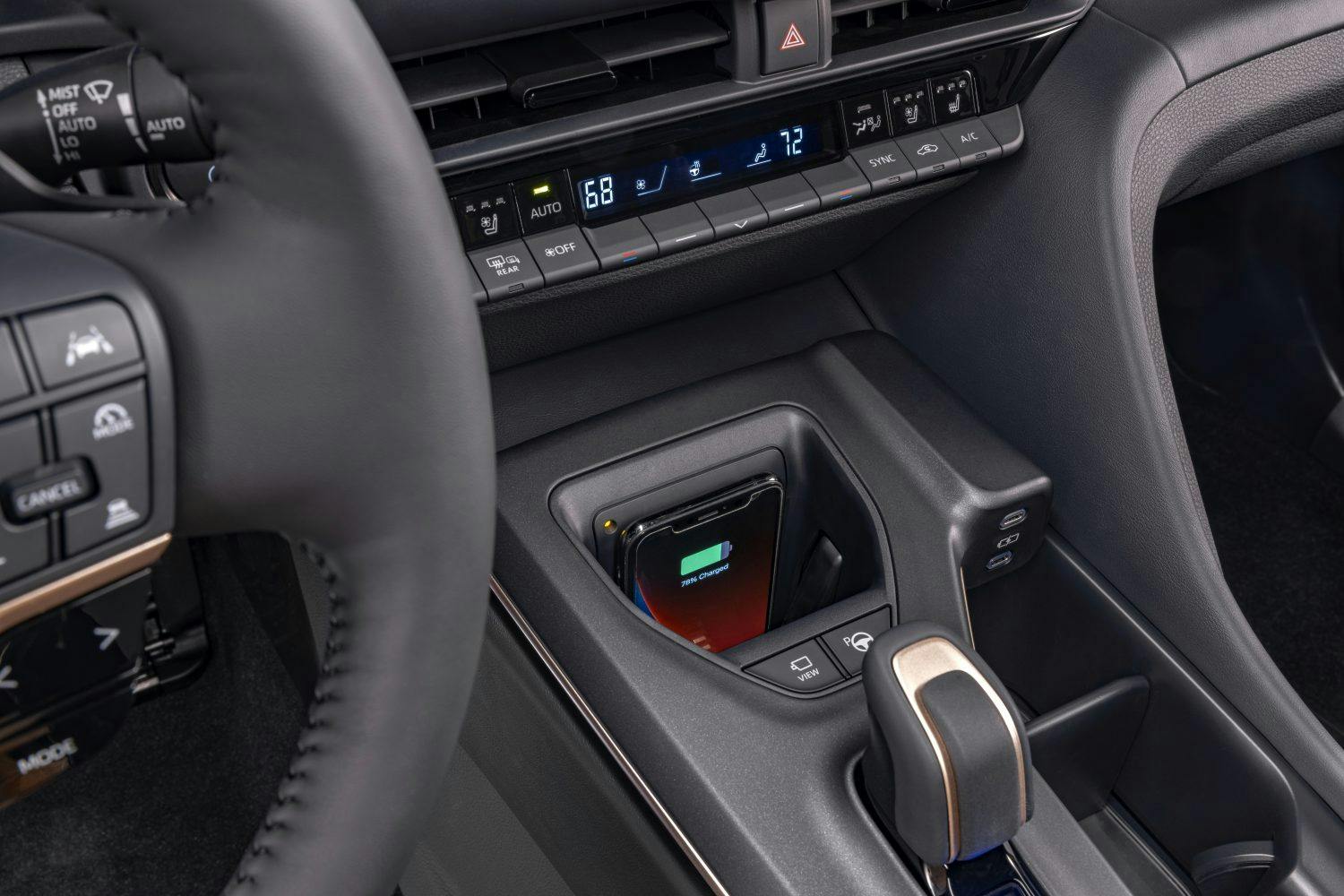 2023 Toyota Crown Platinum qi charger interior