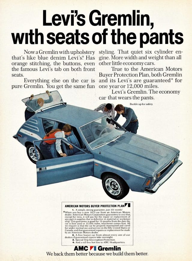 AMC Levis Gremlin ad