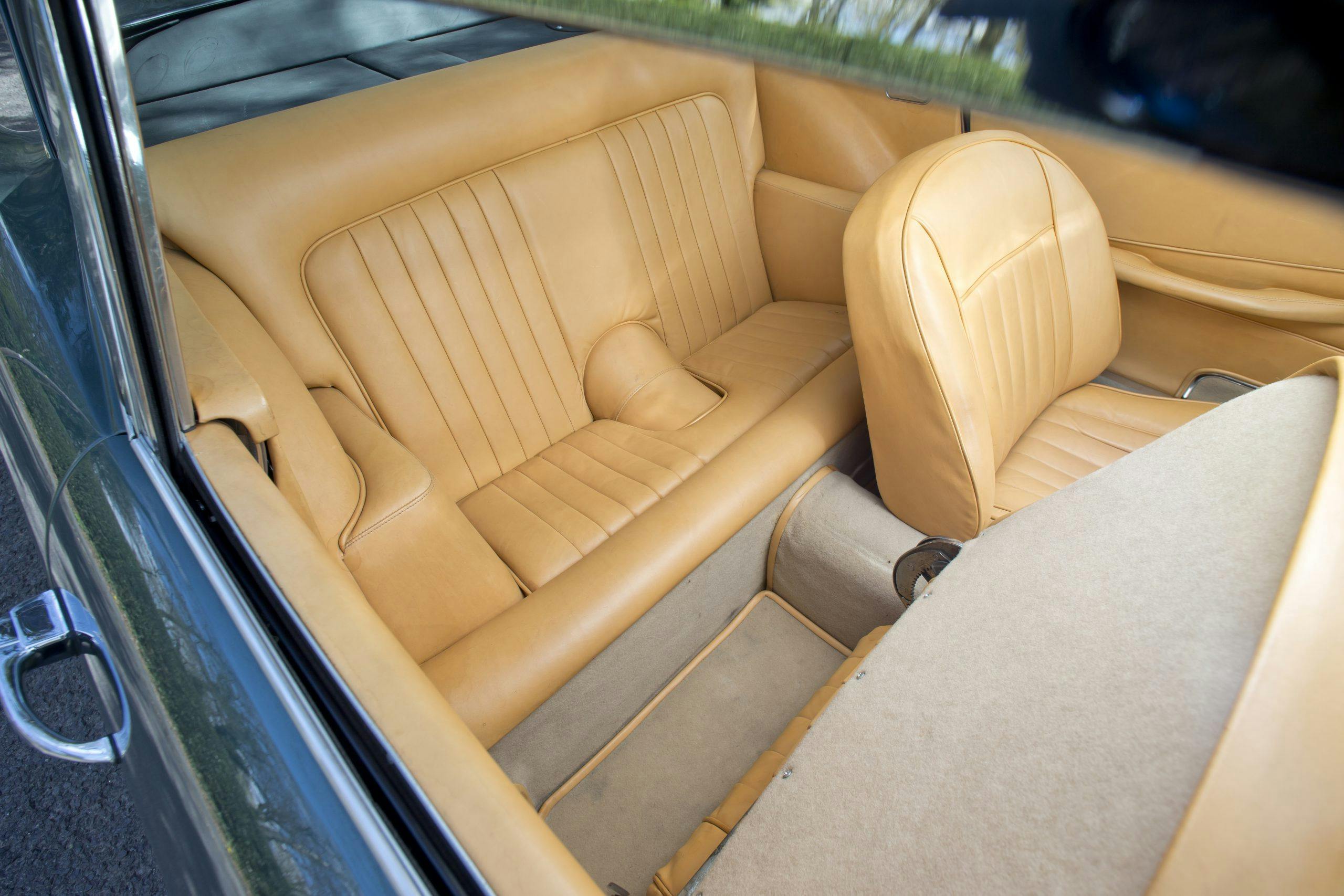 Aston Martin DB4 interior rear seat
