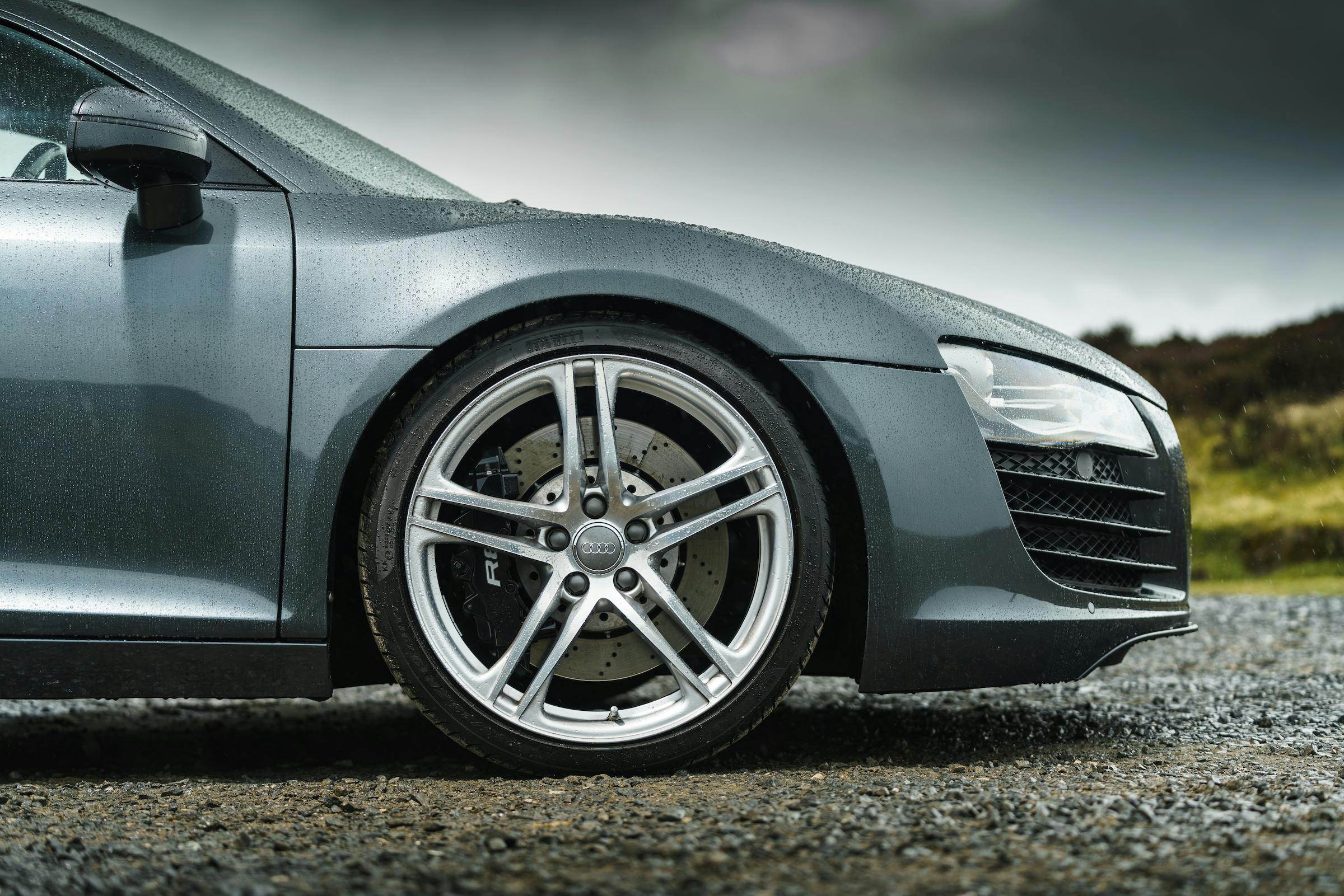 Audi R8 front half profile wheel tire