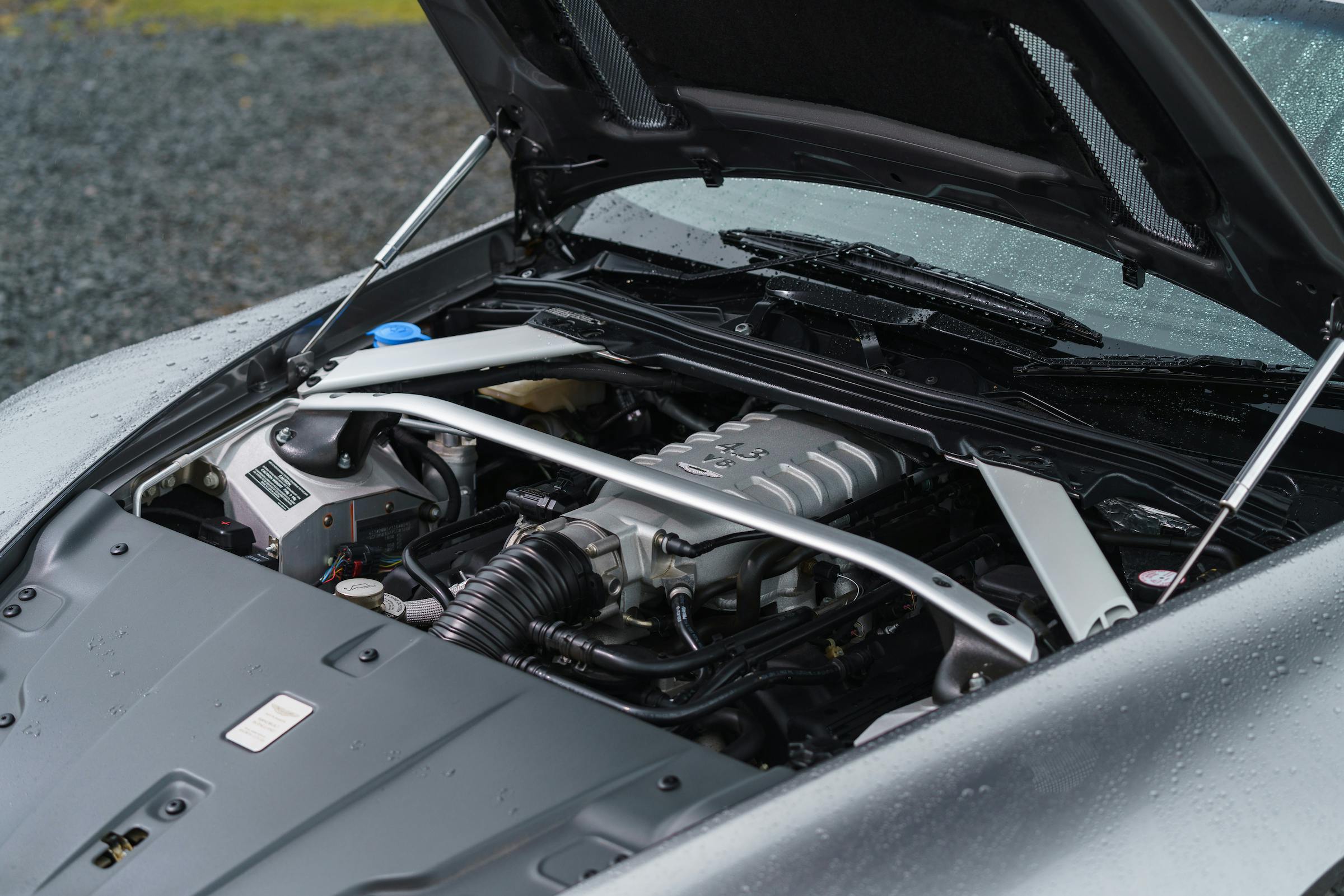Aston Martin V8 Vantage engine bay