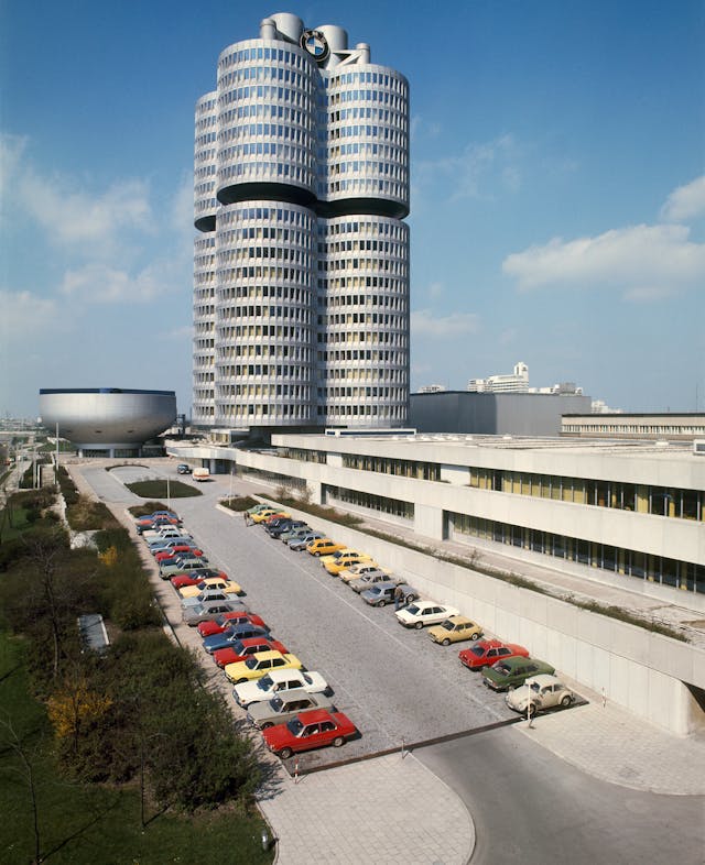 Past BMW HQ