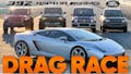 Drag Race SUVs and Gallardo