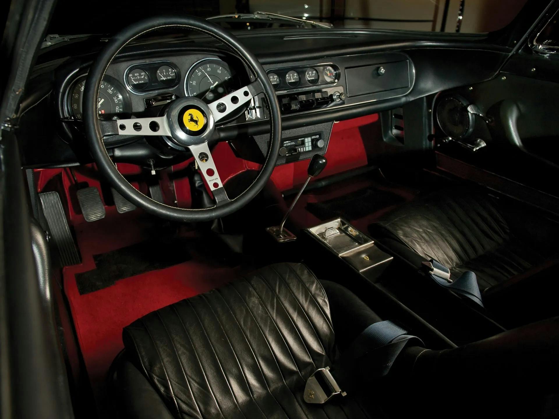 Derek Bell Ferrari 275 GTB/4 interior