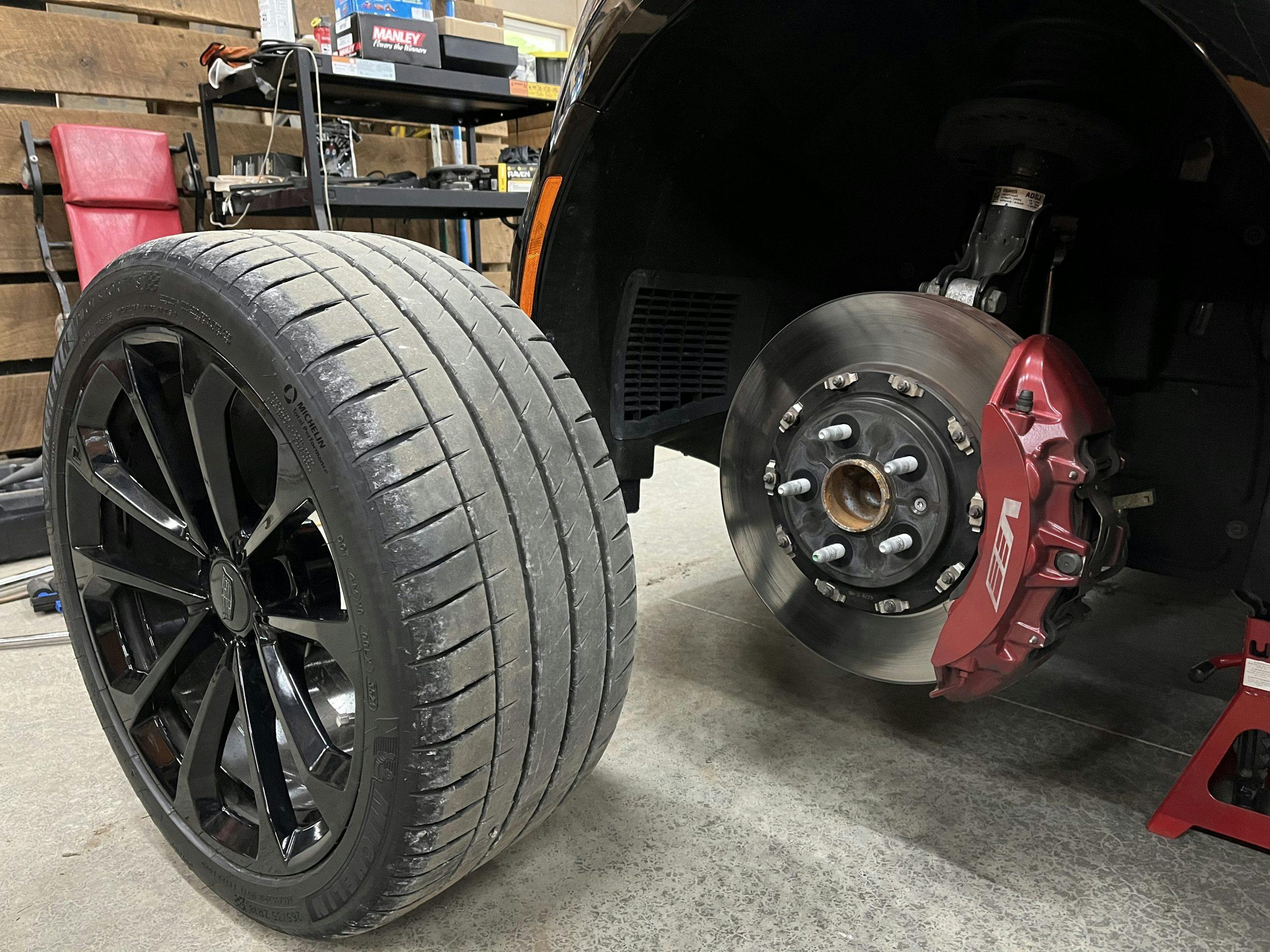 blackwing wheel dismount brake job