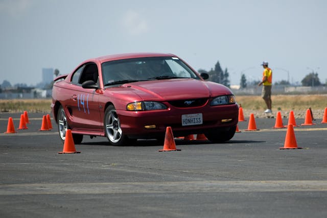 Ford Mustang Autocross front three-quarter action