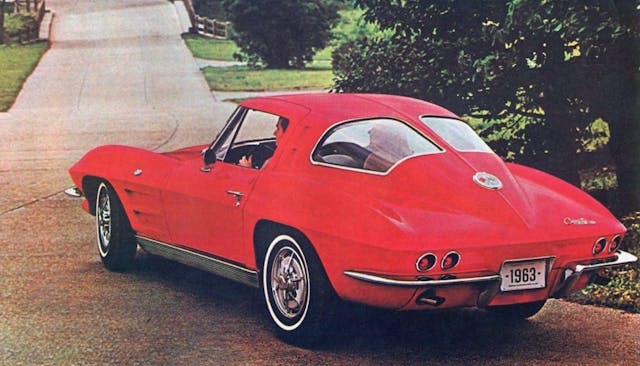 1963 Corvette rear three-quarter