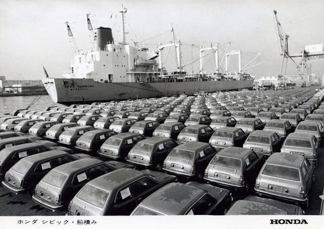 first gen honda civic container ship