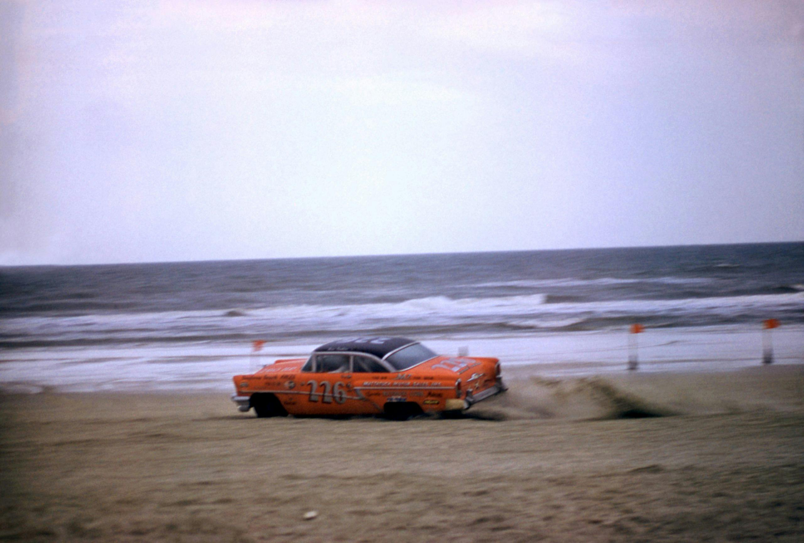 NASCAR Daytona Beach and Road Course russ truelove mercury 1956