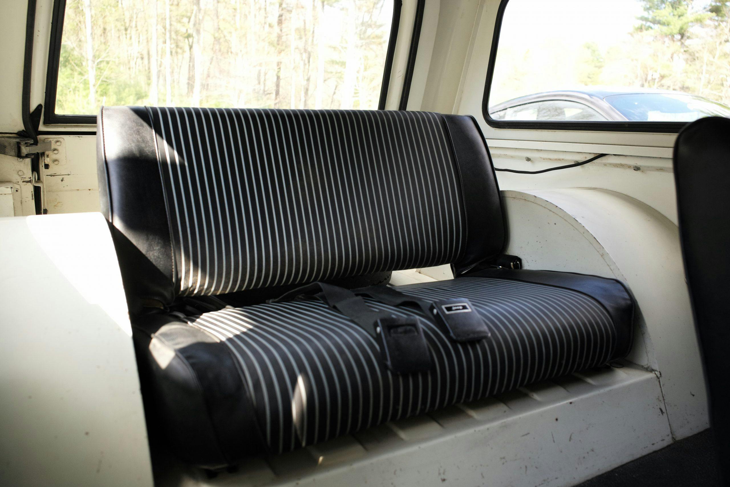 1971 Jeepster Commando interior rear seat