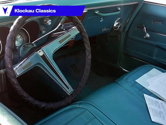 Klockau Classics Camaro interior