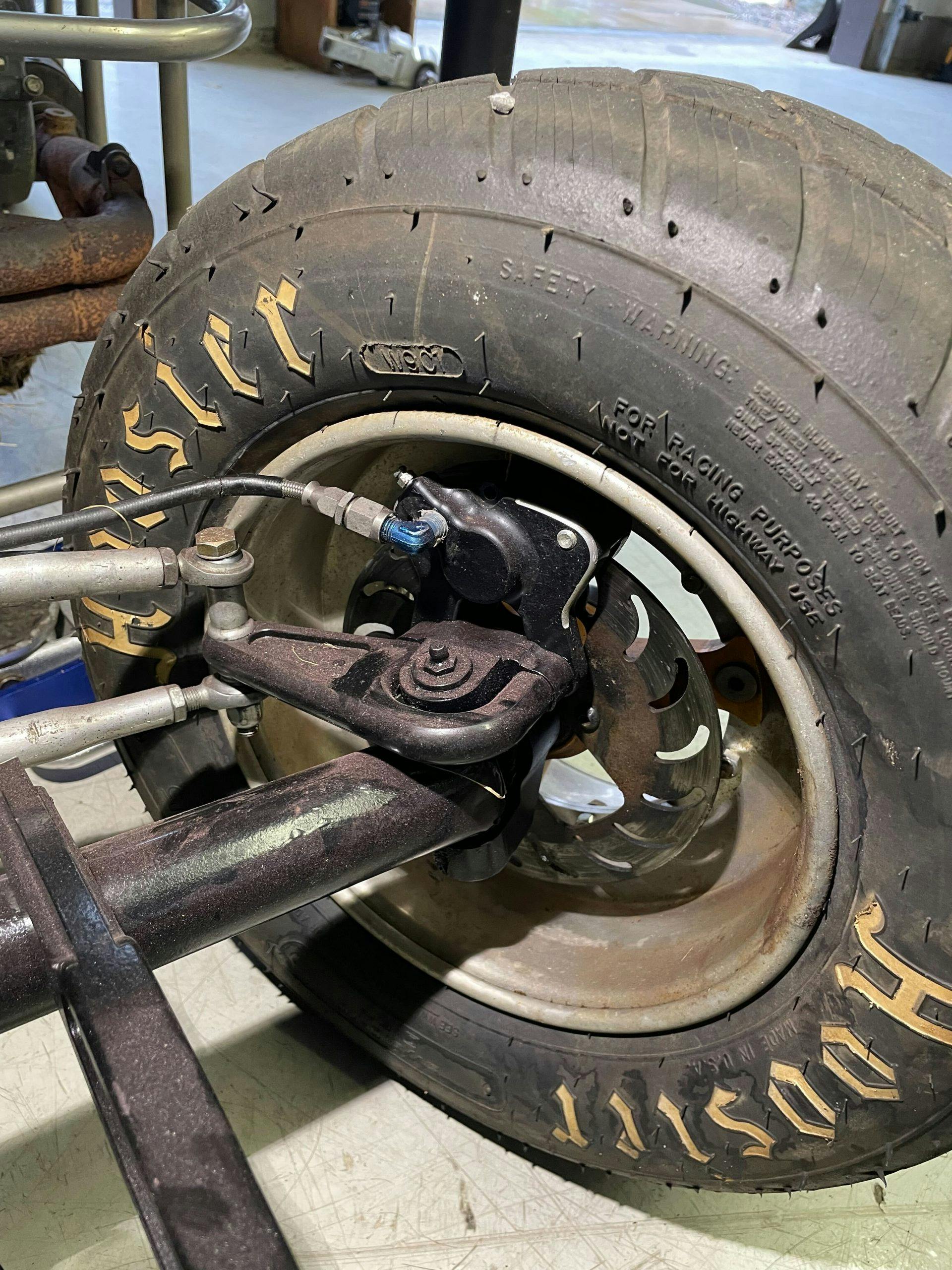 open wheel linkage and hoosier tire