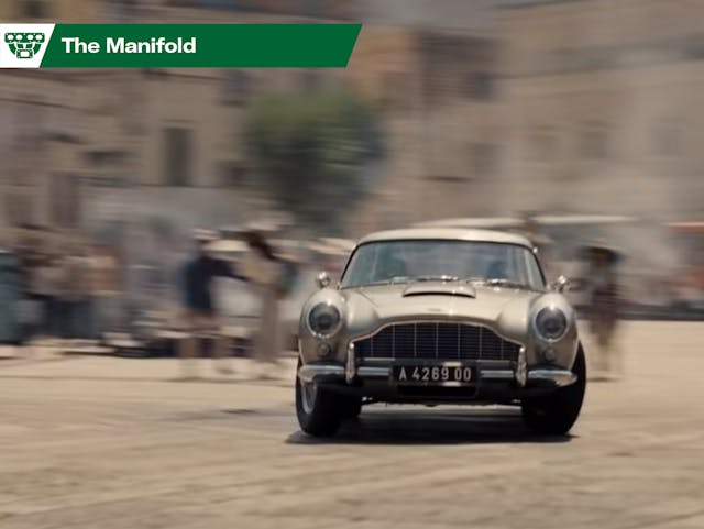Manifold News James Bond No Time to Die Aston Martin sliding action