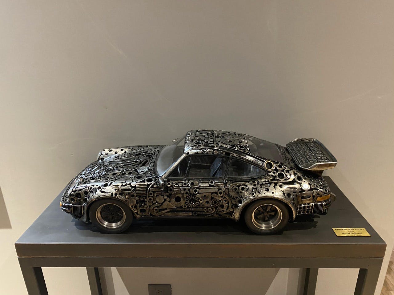 Porsche Mario Tagliavini auto sculpture