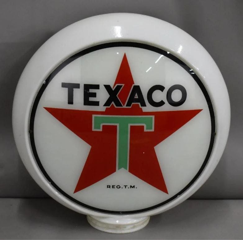 Mark Smith Auction - Texaco globe