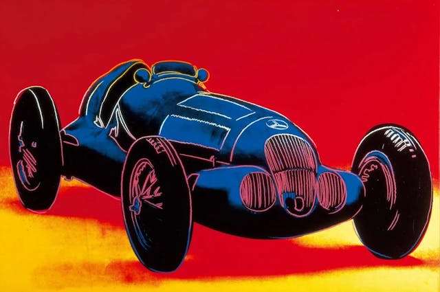 Andy Warhol Mercedes-Benz car art