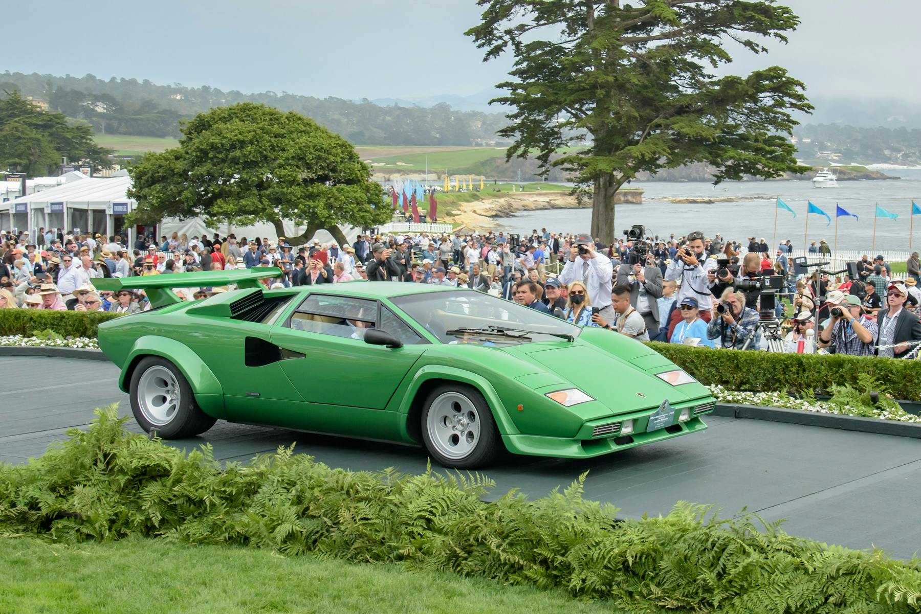 1981 Lamborghini Countach front three-quarter green