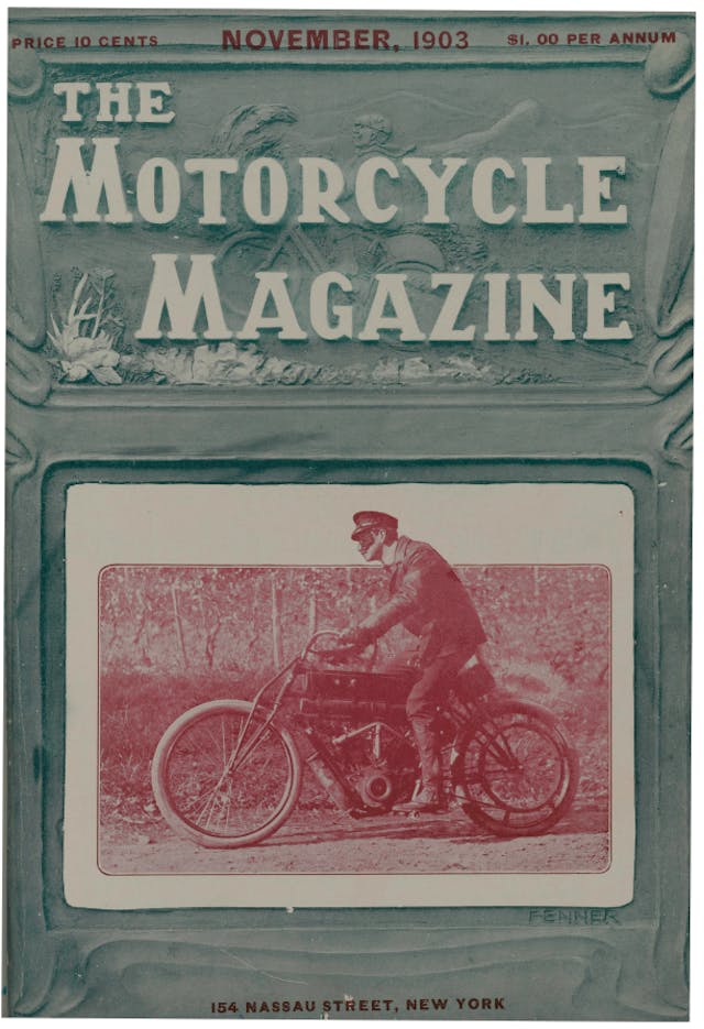 The Motorcycle Magazine - November 1903 - George Wyman
