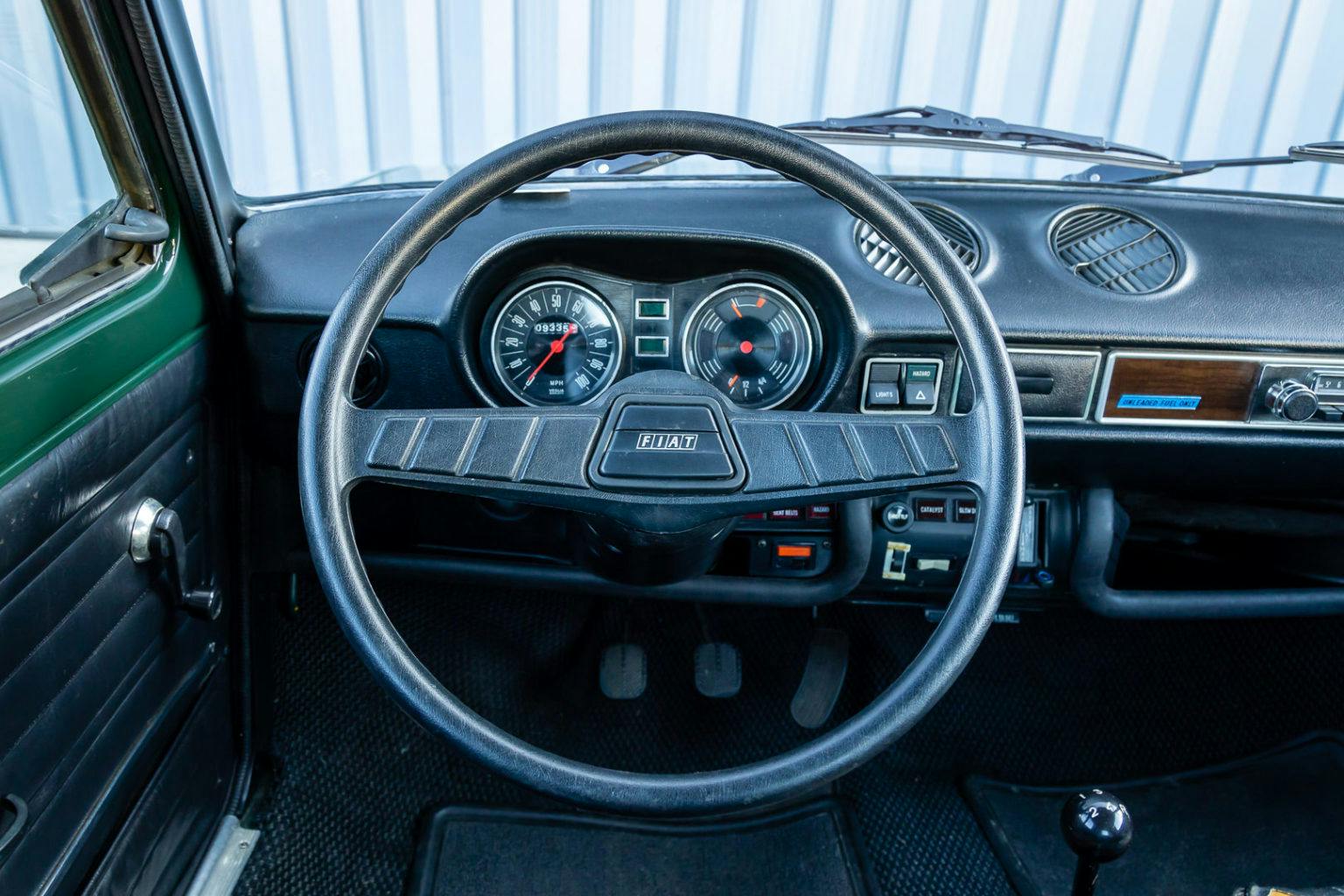 Tom Hanks' Fiat 128 interior