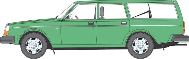 Volvo wagon illustration