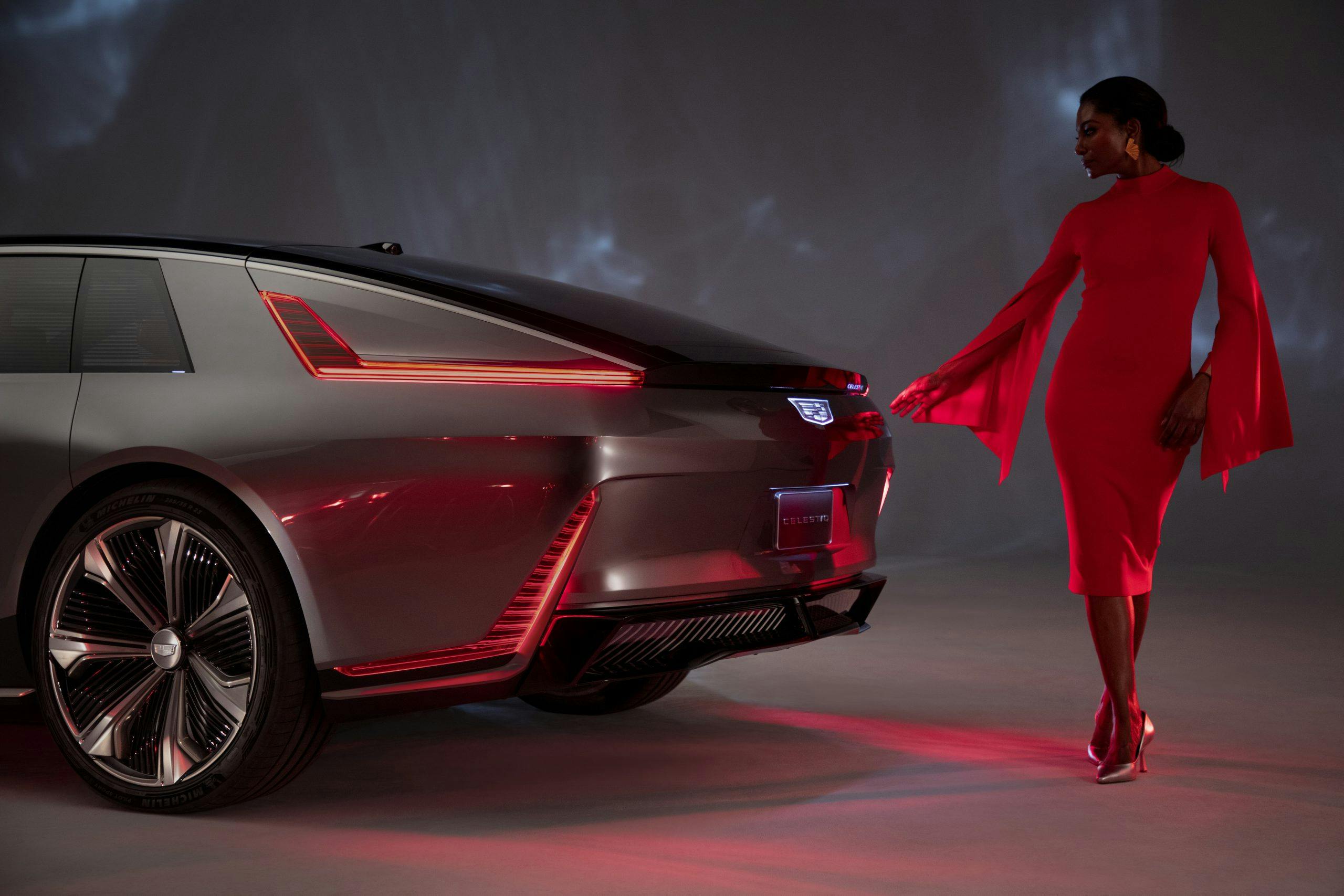 Cadillac CELESTIQ Show Car rear teaser image