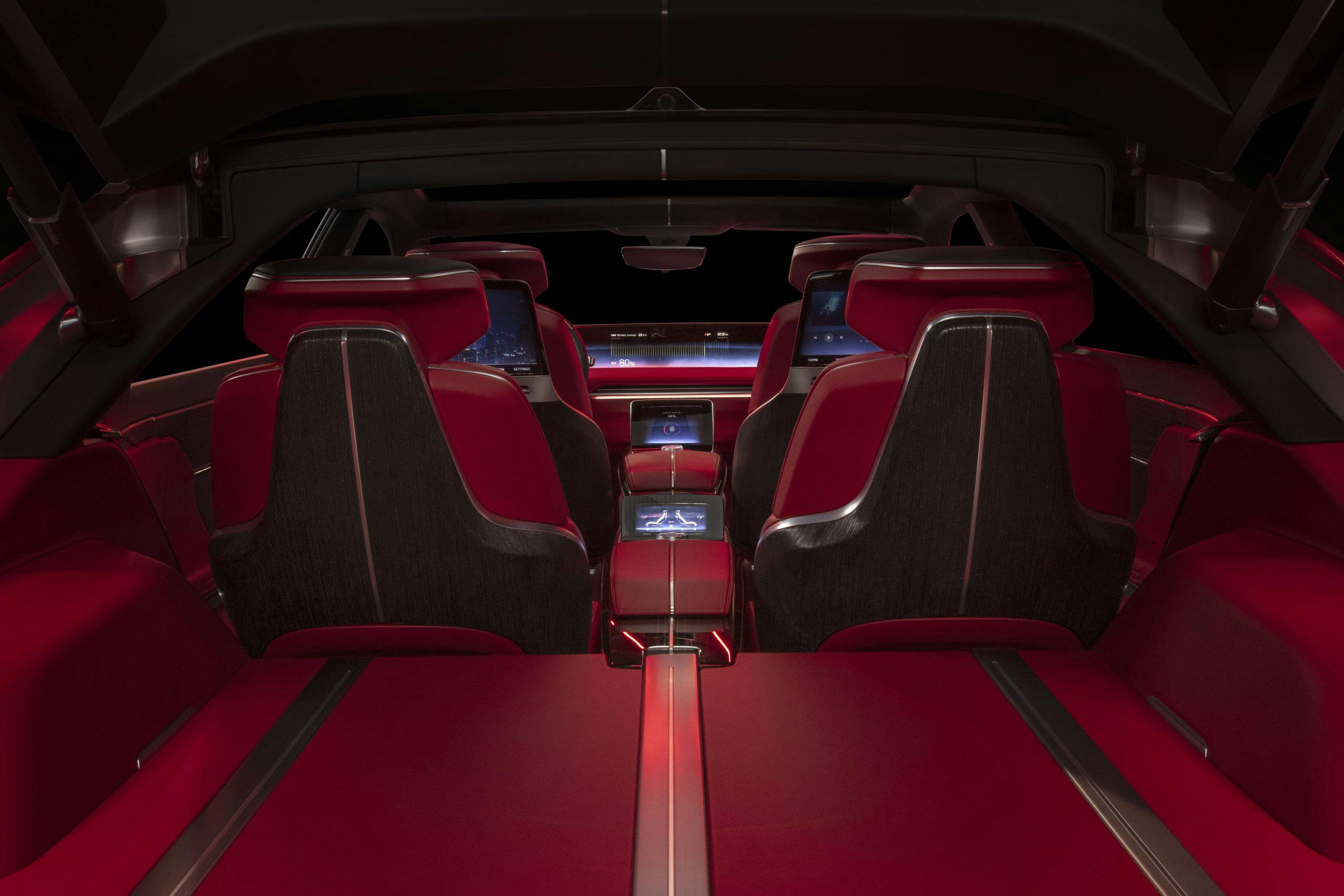 Cadillac cadillac CELESTIQ Show Car interior trunk view
