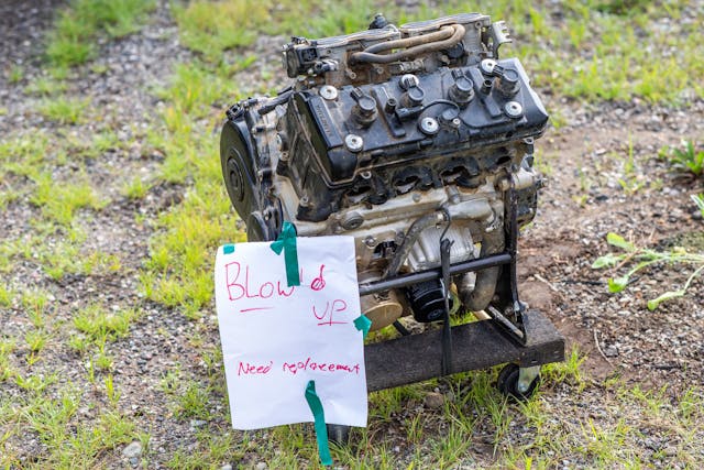Engine With Sign