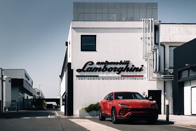 Lamborghini Urus at factory