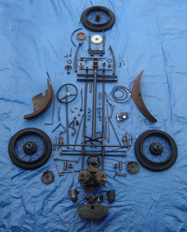 1920 Morgan Grand Prix 3-Wheeler parts