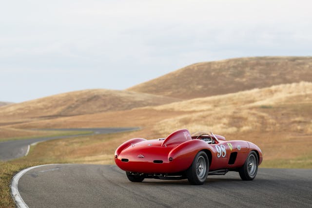 1955 Ferrari 410 Sport Spider rear three-quarter