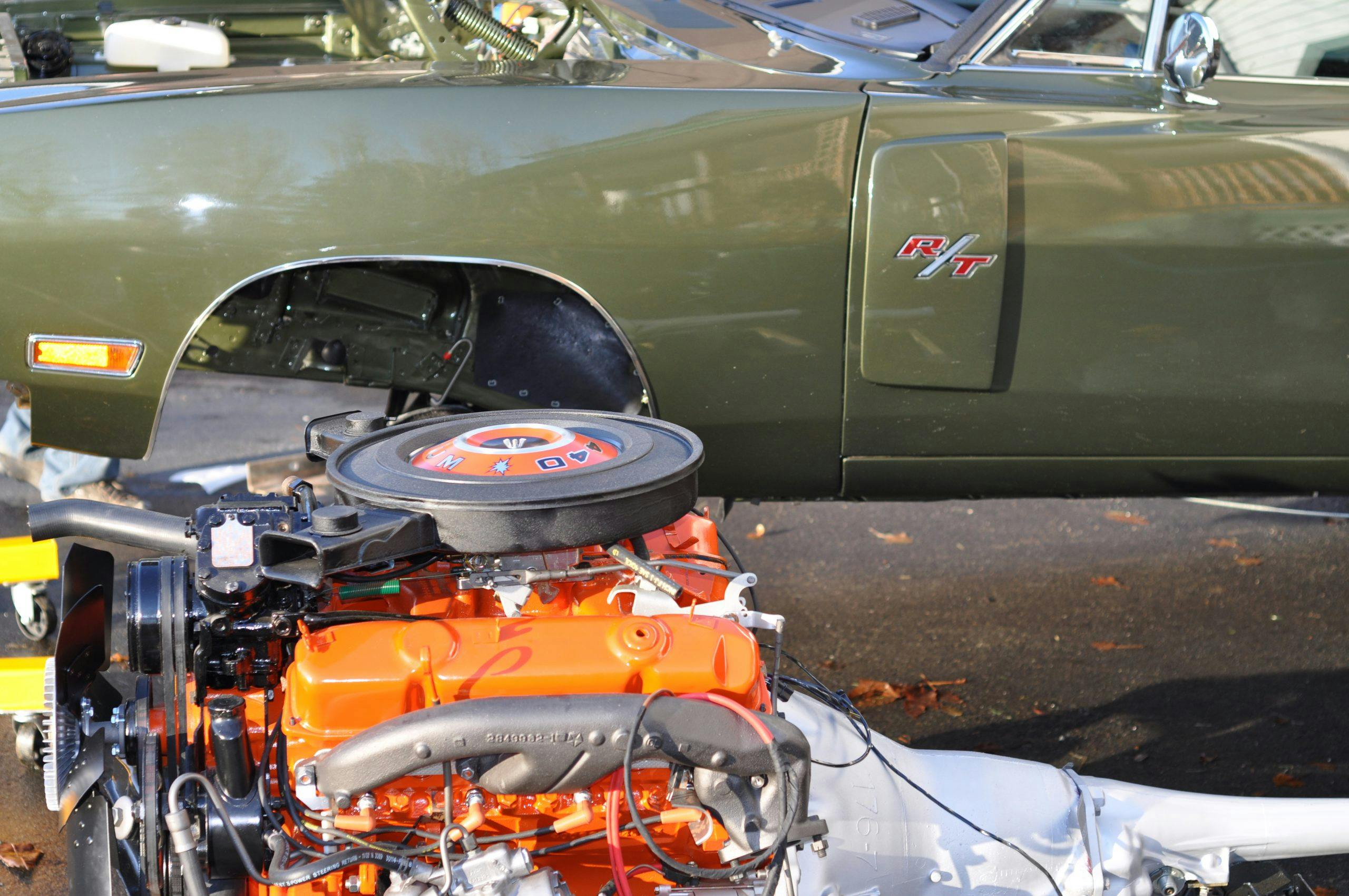 1970 Dodge Charger RT engine