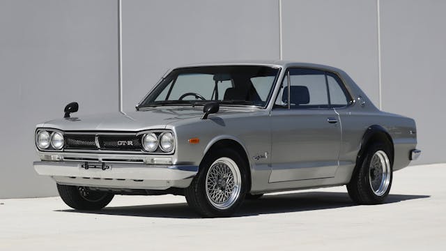 1971 Nissan Skyline GT-R Hakosuka front three-quarter