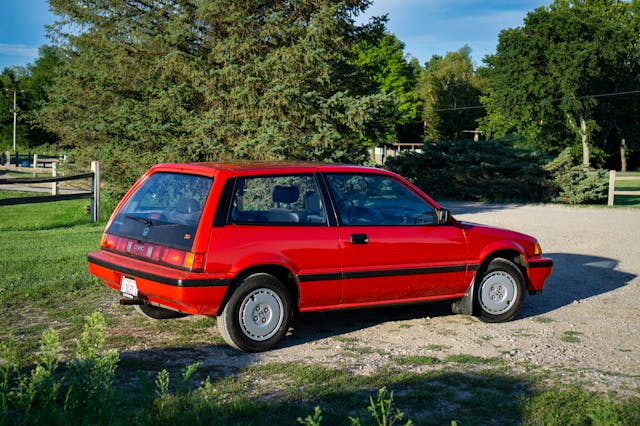1986 Honda Civic Si profile hatchback