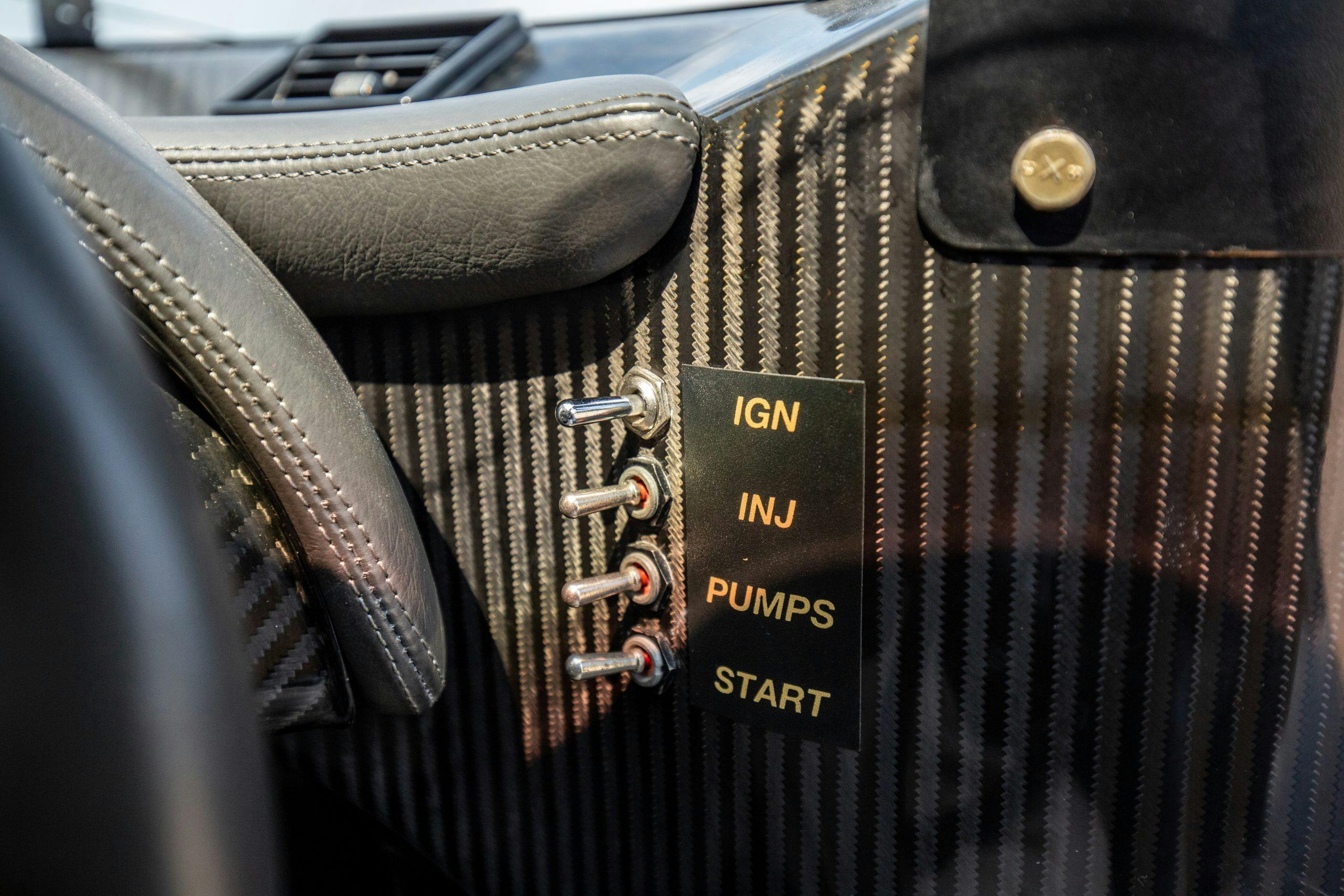 1991 Jaguar XJR-15 interior switches