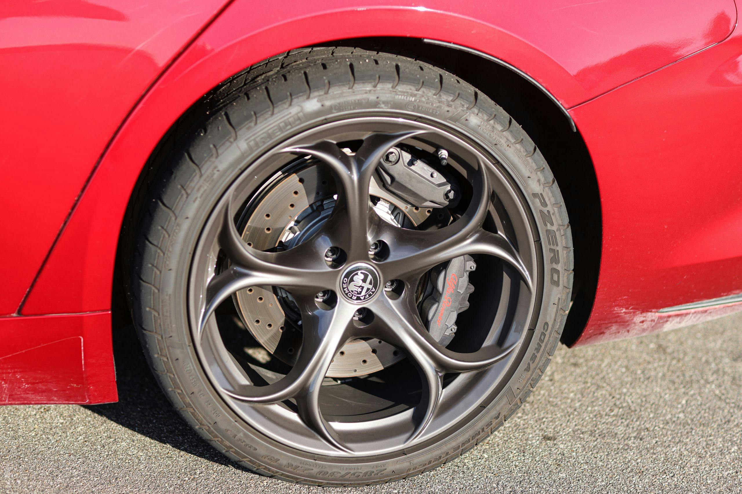 2022 Alfa Romeo Giulia Quadrifoglio wheel brake tire