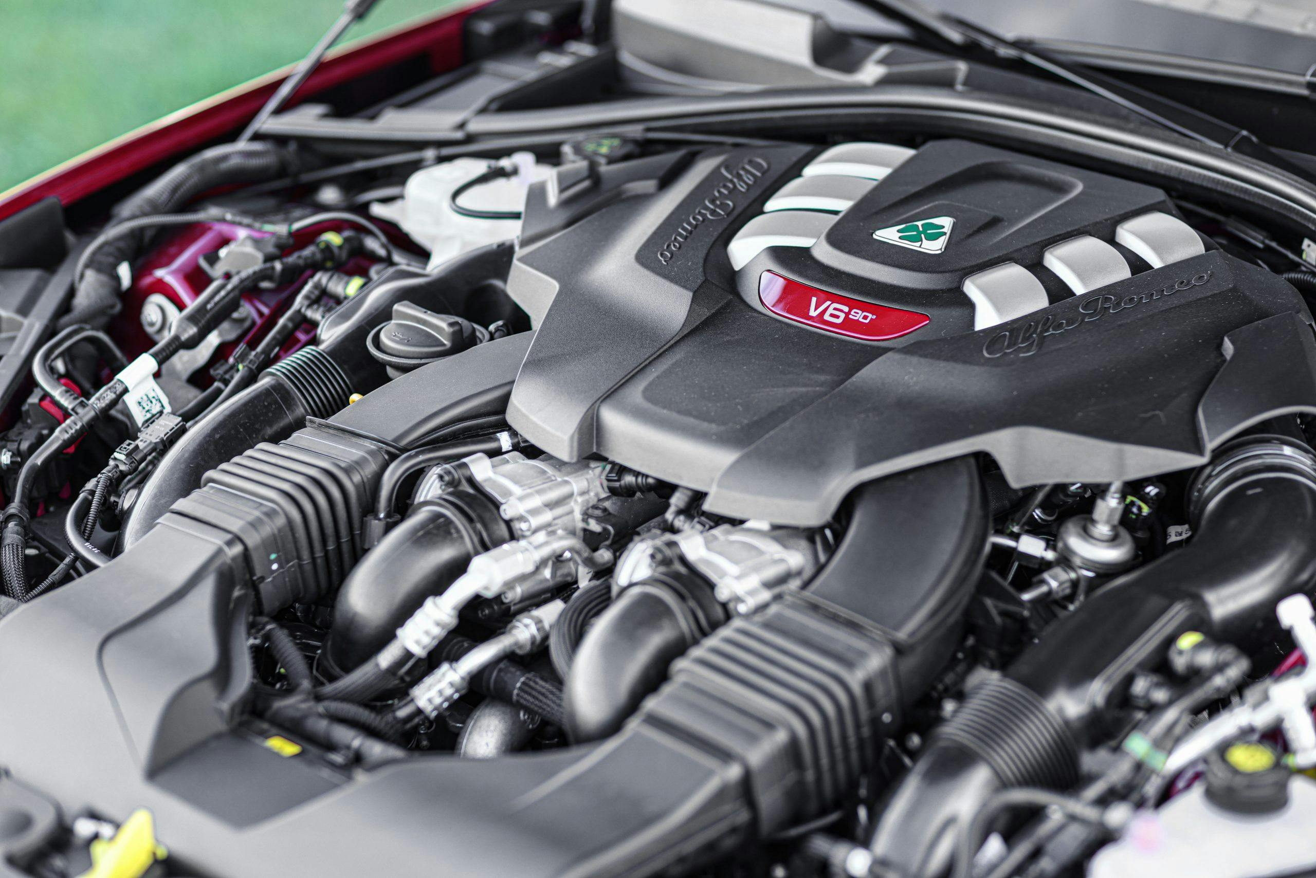 2022 Alfa Romeo Giulia Quadrifoglio engine