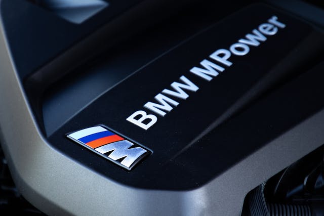 2022 BMW M3 Competition engine detail