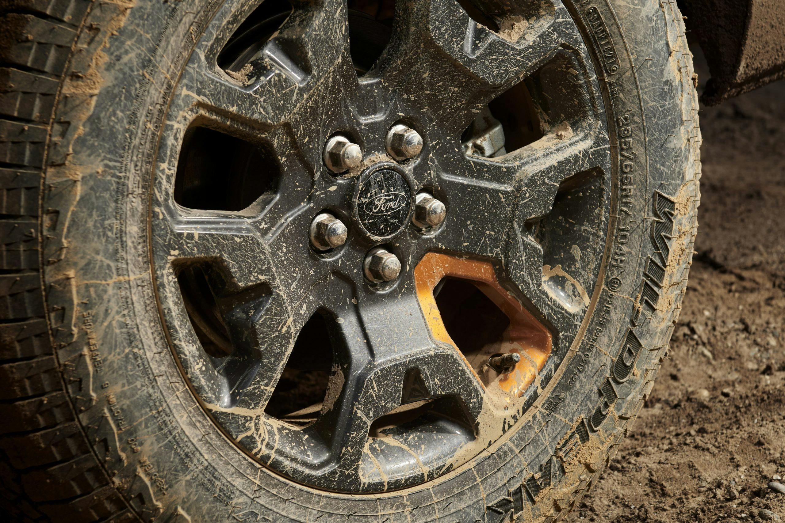 2023 Ford Maverick Tremor wheel tire closeup