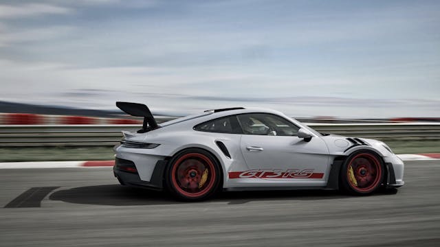 2023 Porsche 911 GT3 RS side view action