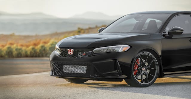 2023 Honda Civic Type R front end black matte