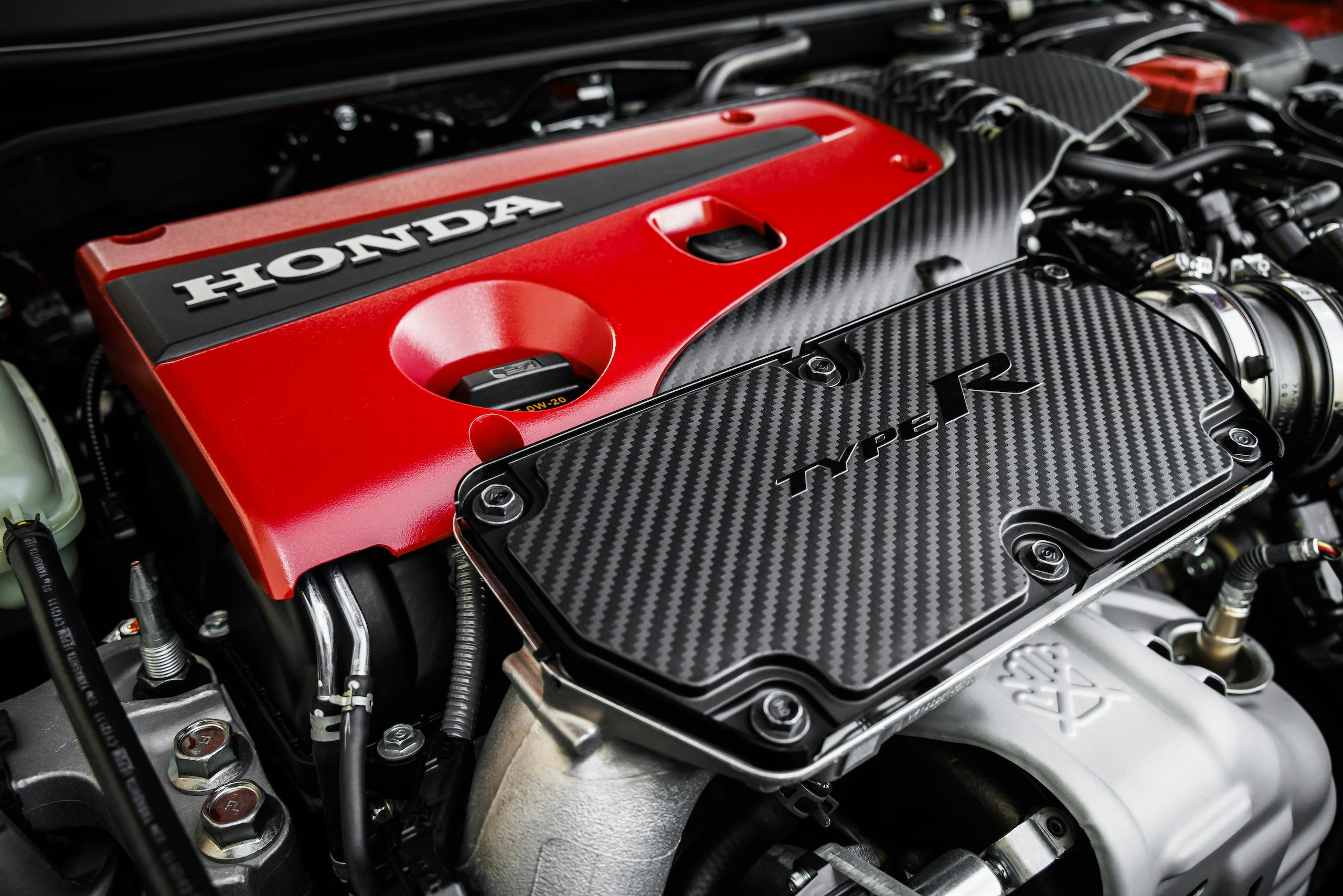 2023 Honda Civic Type R engine closeup