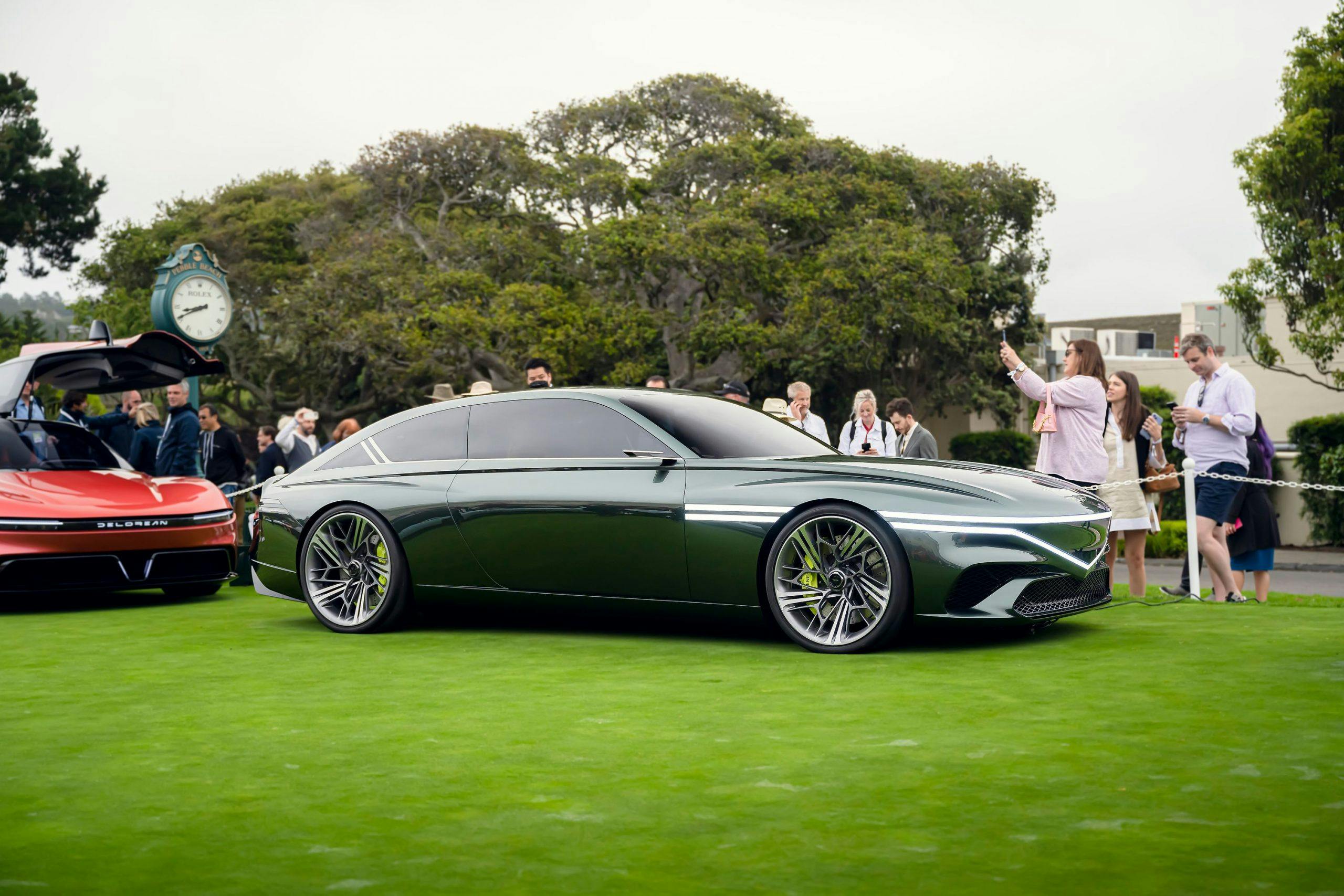 Genesis X Speedium Coupe concept pebble concept lawn 2022