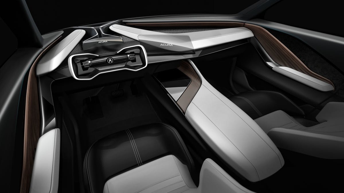 Acura Precision EV Concept interior shot