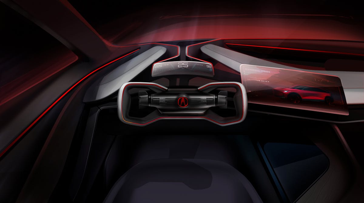 Acura Precision EV Concept interior Instinctive Drive