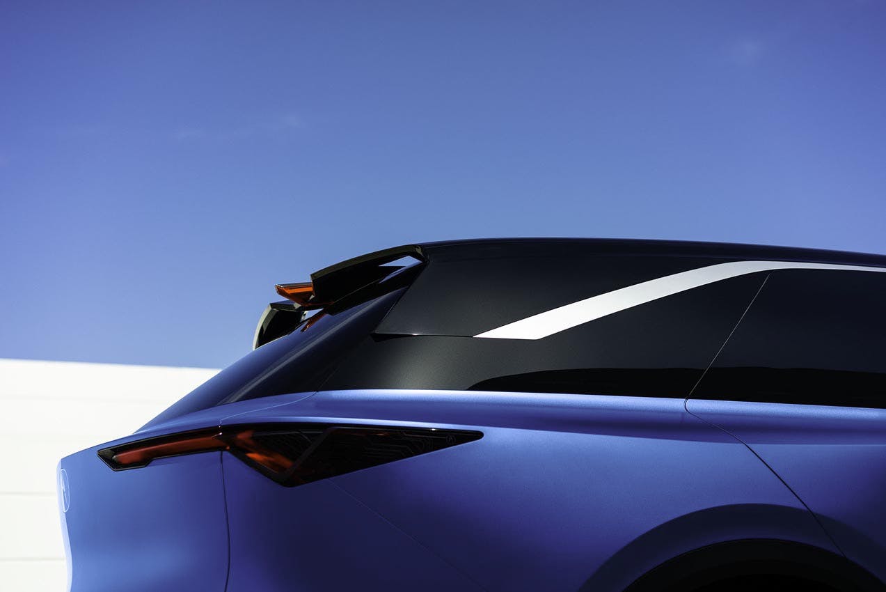 Acura Precision EV Concept exterior rear end roofline detail