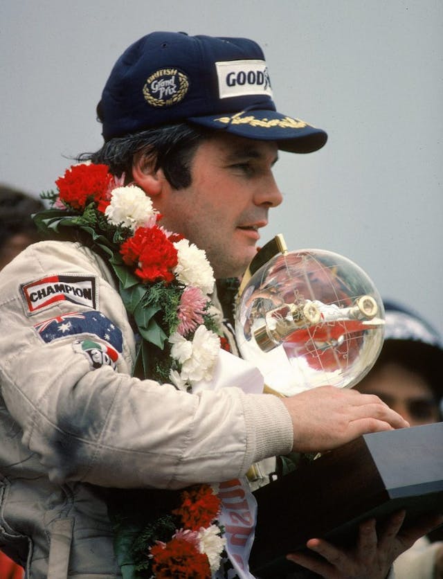 Alan Jones 1980 British GP win