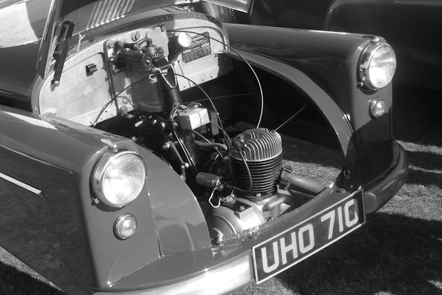 microcar engine bay 1958