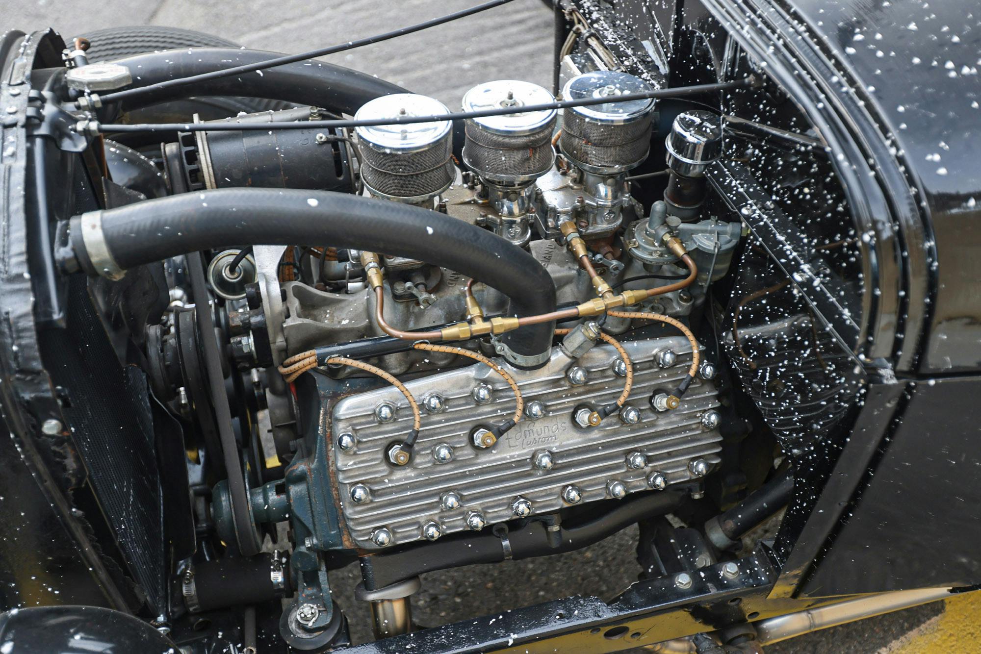 2022 Bonneville Car Show flathead engine