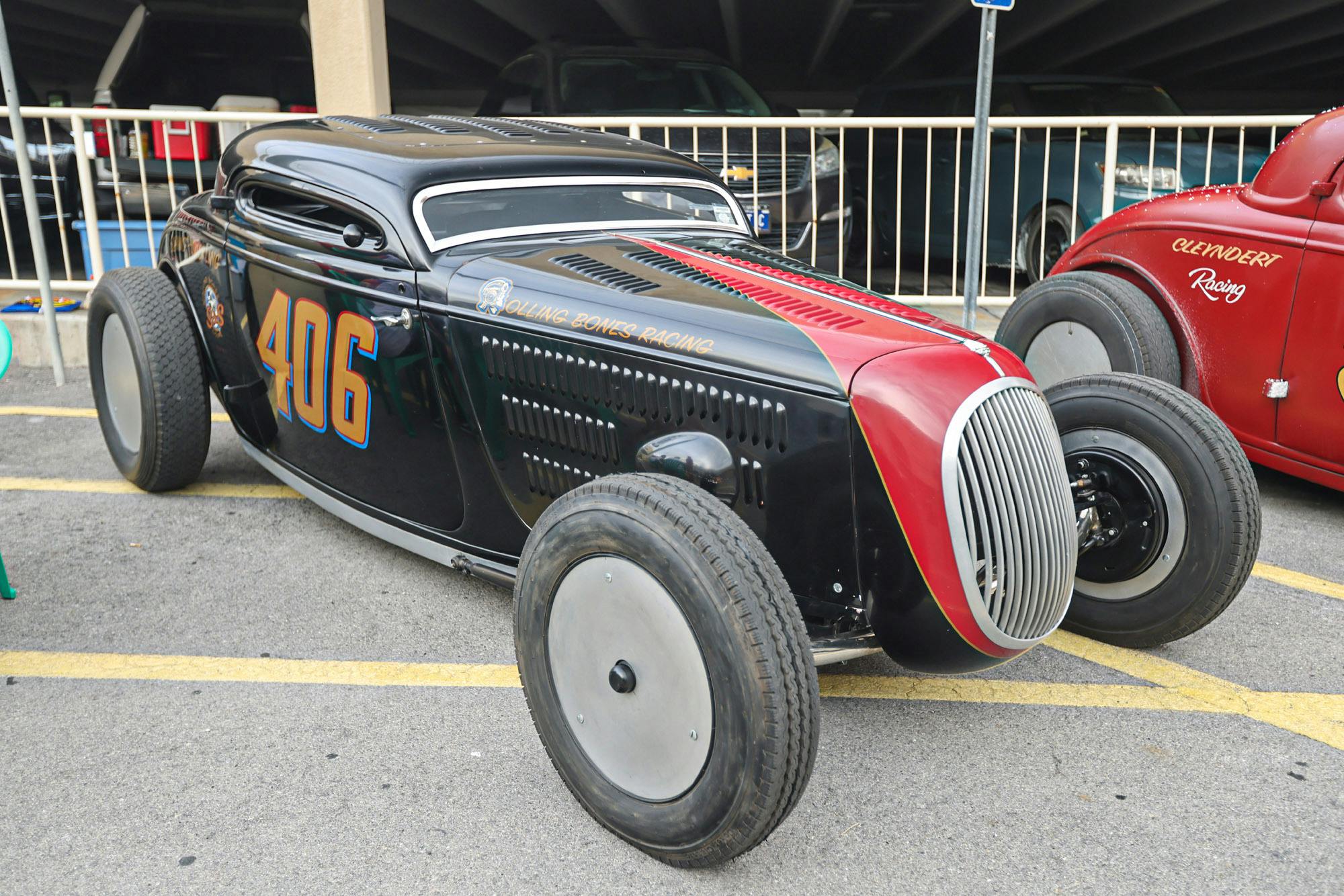 2022 Bonneville Car Show hotrod racer
